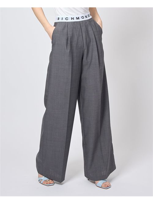 Pantalon femme Richmond X avec logo élastique RICHMOND X | UWP25187PAGREY